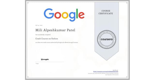 Crash Course on Python